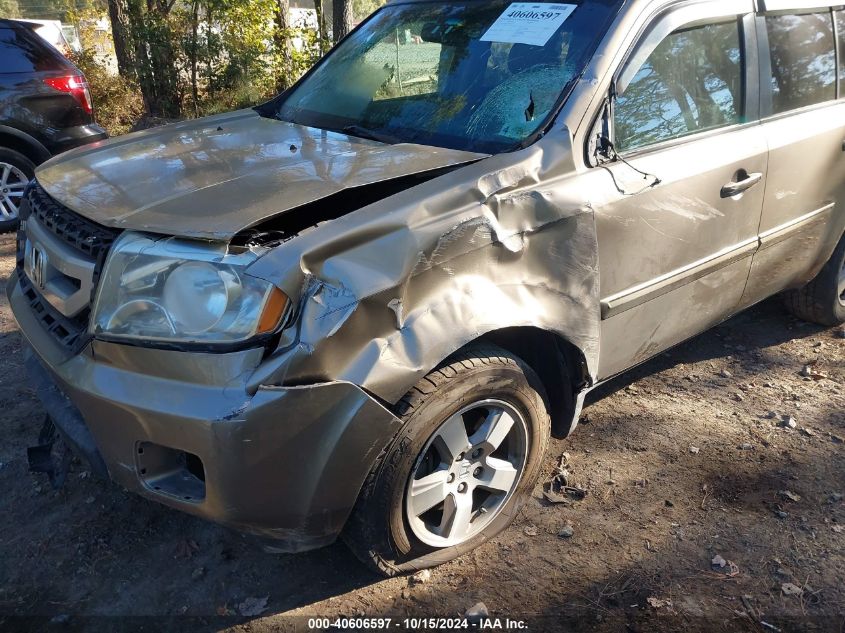 2010 Honda Pilot Ex-L VIN: 5FNYF4H5XAB031297 Lot: 40606597