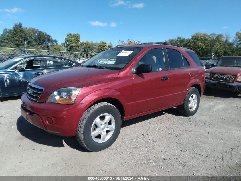 2007 Kia Sorento Lx VIN: KNDJC736X75688963 Lot: 40606615