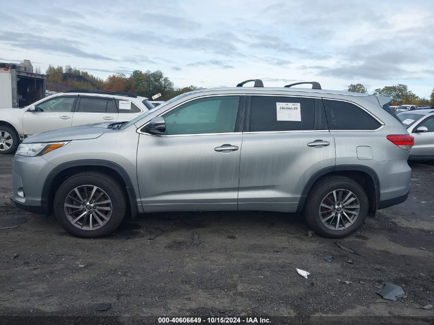 2018 Toyota Highlander Xle VIN: 5TDJZRFH9JS831345 Lot: 40606649