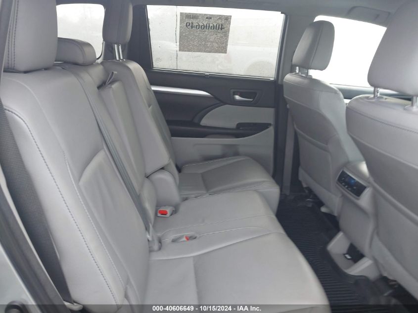 2018 Toyota Highlander Xle VIN: 5TDJZRFH9JS831345 Lot: 40606649