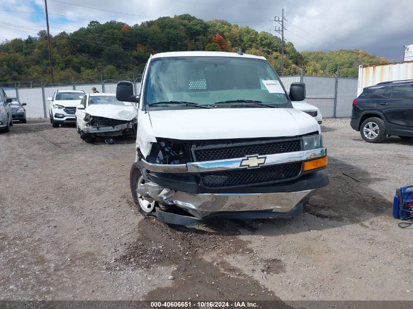 2020 Chevrolet Express Cargo Rwd 2500 Regular Wheelbase Wt VIN: 1GCWGAFG1L1215689 Lot: 40606651