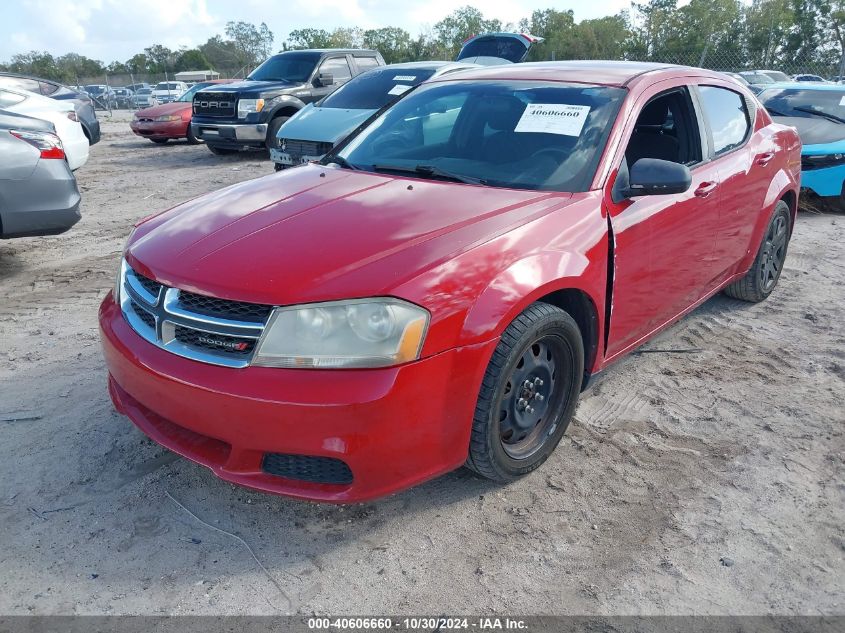 2014 Dodge Avenger Se VIN: 1C3CDZAB3EN238557 Lot: 40606660