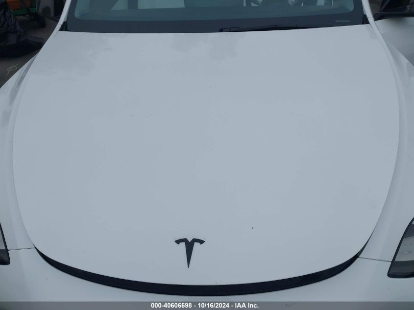 2021 Tesla Model Y Long Range Dual Motor All-Wheel Drive VIN: 5YJYGAEE3MF275670 Lot: 40606698