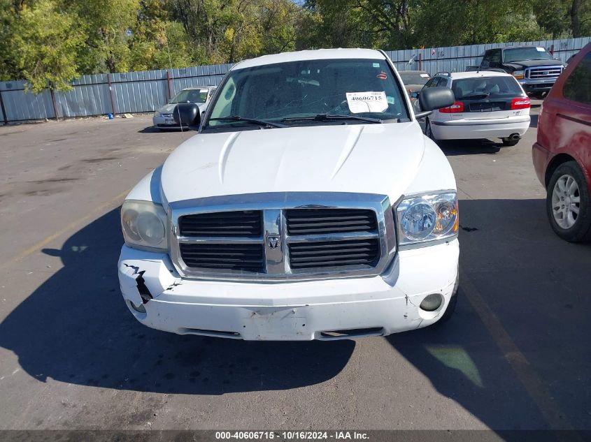 2006 Dodge Dakota Slt VIN: 1D7HW48N76S645837 Lot: 40606715