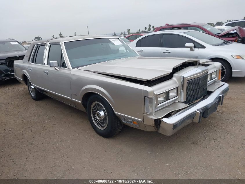 1989 Lincoln Town Car Signature VIN: 1LNBM82F8KY709949 Lot: 40606722