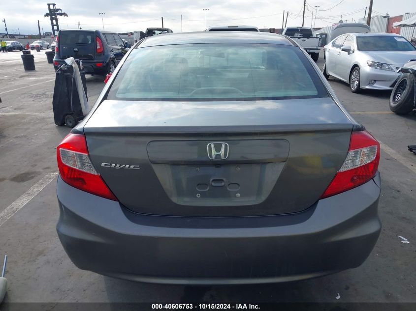 2012 Honda Civic Sdn Lx VIN: 19XFB2F56CE346312 Lot: 40606753