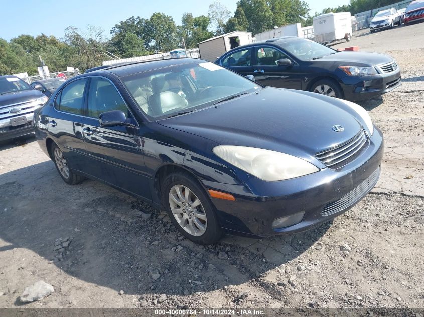 2004 Lexus Es 330 VIN: JTHBA30G945021702 Lot: 40606764