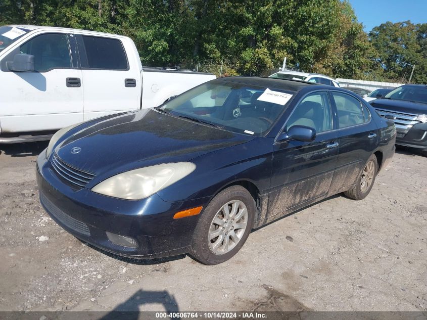 2004 Lexus Es 330 VIN: JTHBA30G945021702 Lot: 40606764