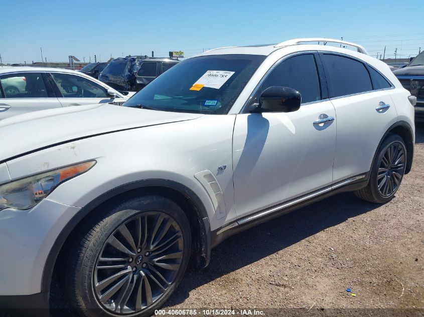 2017 Infiniti Qx70 VIN: JN8CS1MU4HM143052 Lot: 40606785