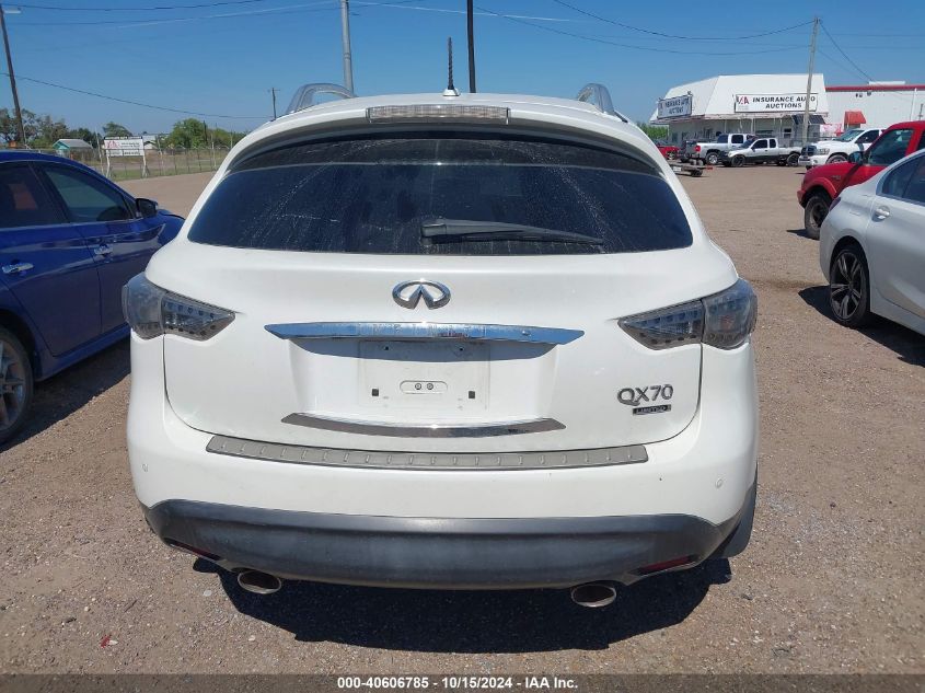 2017 Infiniti Qx70 VIN: JN8CS1MU4HM143052 Lot: 40606785