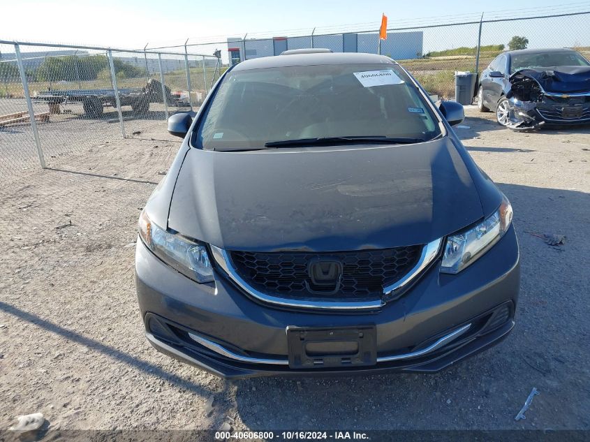 2013 Honda Civic Lx VIN: 19XFB2F5XDE046564 Lot: 40606800