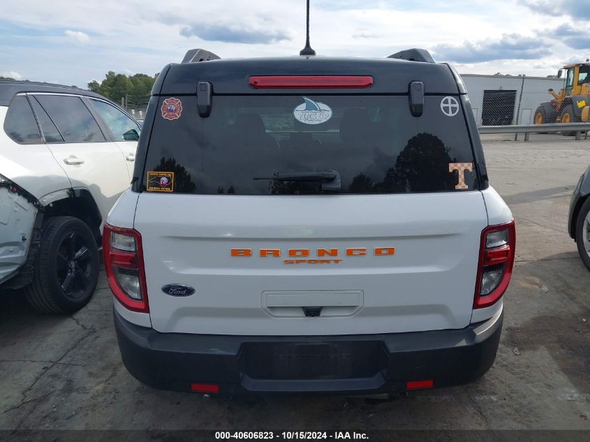 2022 Ford Bronco Sport Outer Banks VIN: 3FMCR9C66NRD27383 Lot: 40606823