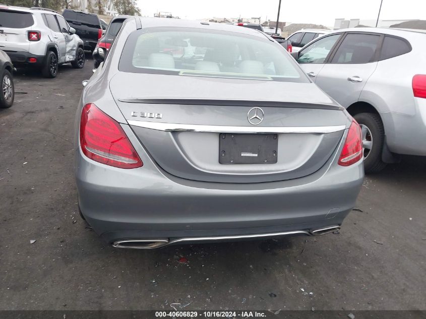 2015 Mercedes-Benz C 300 Luxury/Sport VIN: 55SWF4JB6FU085693 Lot: 40606829