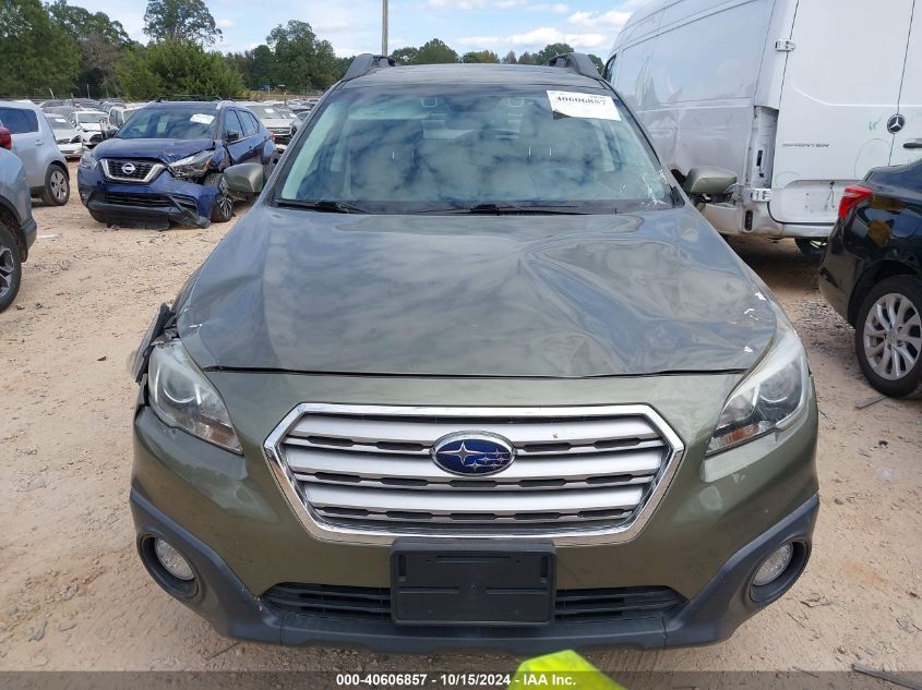 2015 Subaru Outback 2.5I Premium VIN: 4S4BSAHC5F3295140 Lot: 40606857