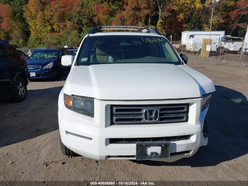 2006 Honda Ridgeline Rtl VIN: 2HJYK16596H529307 Lot: 40606860