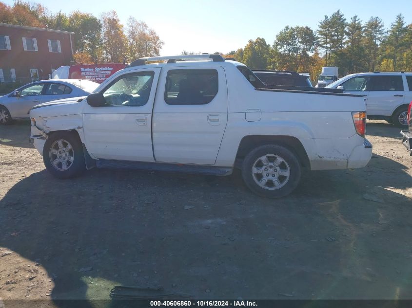 2006 Honda Ridgeline Rtl VIN: 2HJYK16596H529307 Lot: 40606860