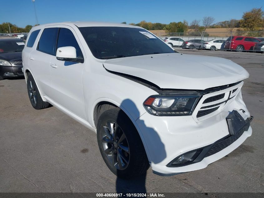 2017 Dodge Durango Gt Awd VIN: 1C4RDJDG1HC623114 Lot: 40606917