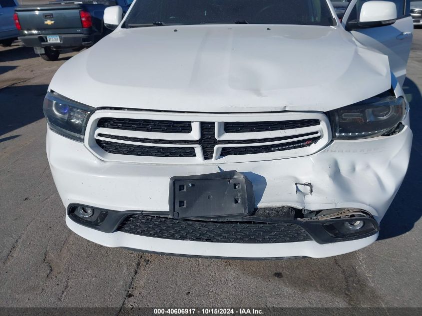 2017 Dodge Durango Gt Awd VIN: 1C4RDJDG1HC623114 Lot: 40606917