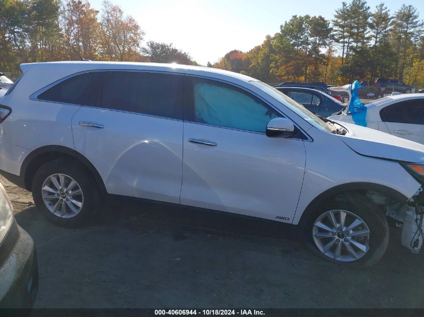 2019 Kia Sorento 2.4L Lx VIN: 5XYPGDA37KG546107 Lot: 40606944