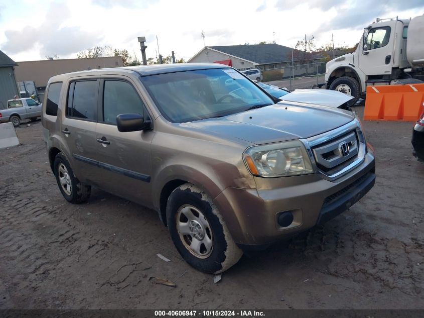 2011 Honda Pilot Lx VIN: 5FNYF4H27BB061896 Lot: 40606947