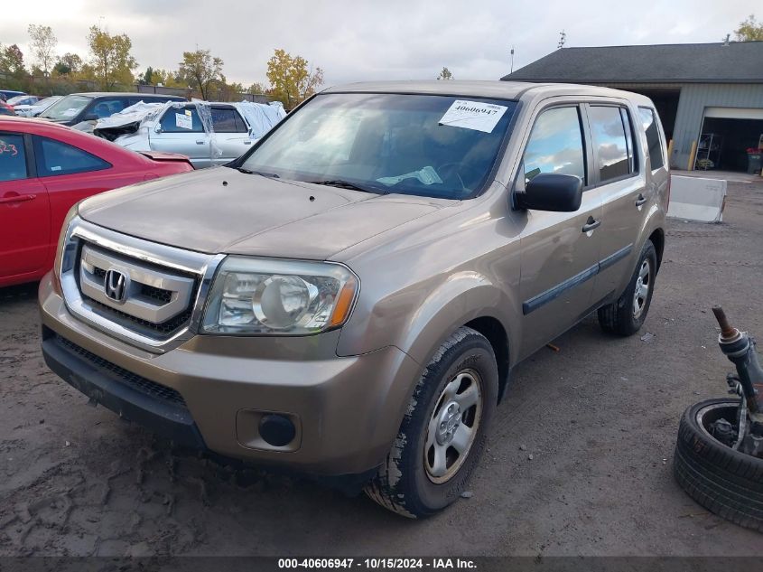 2011 Honda Pilot Lx VIN: 5FNYF4H27BB061896 Lot: 40606947