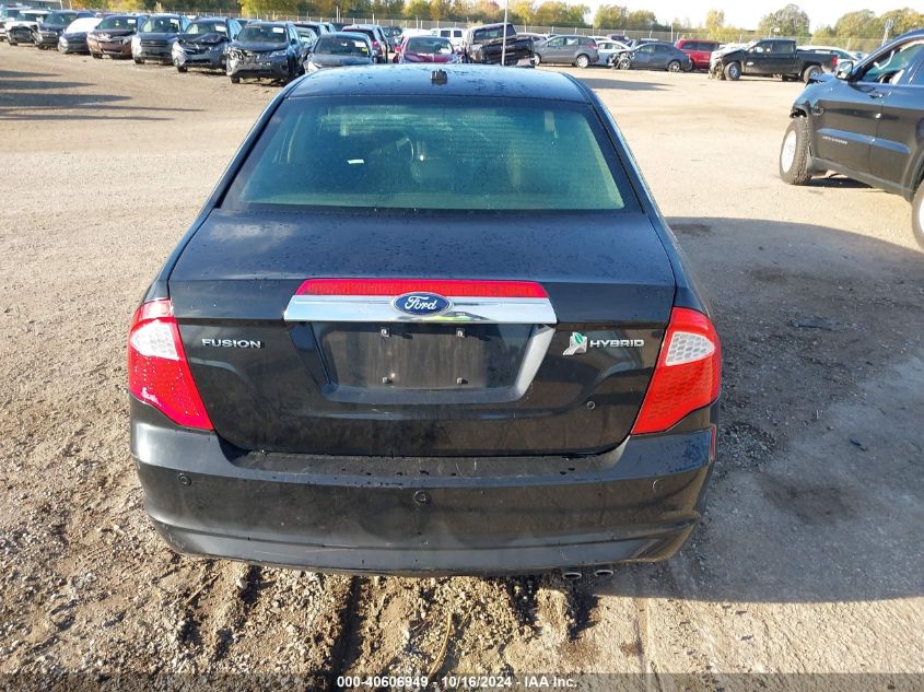 2012 Ford Fusion Hybrid VIN: 3FADP0L37CR176251 Lot: 40606949