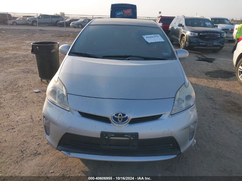 2013 Toyota Prius Three VIN: JTDKN3DU3D5563724 Lot: 40606955