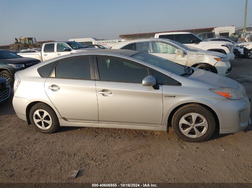 2013 Toyota Prius Three VIN: JTDKN3DU3D5563724 Lot: 40606955