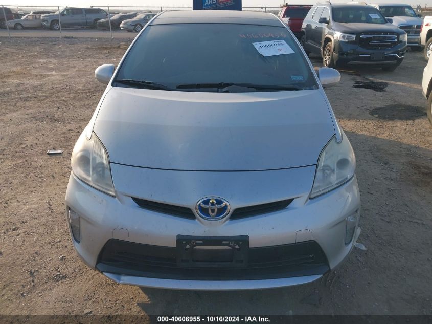 2013 Toyota Prius Three VIN: JTDKN3DU3D5563724 Lot: 40606955