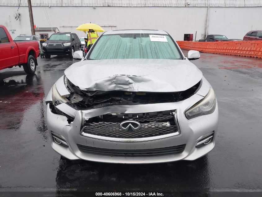 2014 Infiniti Q50 Premium VIN: JN1BV7AR1EM694474 Lot: 40606968