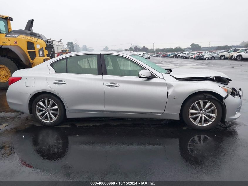 2014 Infiniti Q50 Premium VIN: JN1BV7AR1EM694474 Lot: 40606968