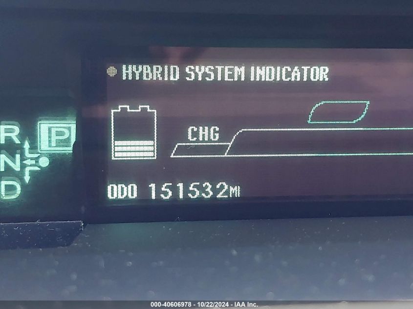 2010 Toyota Prius Iv VIN: JTDKN3DU0A1251685 Lot: 40606978