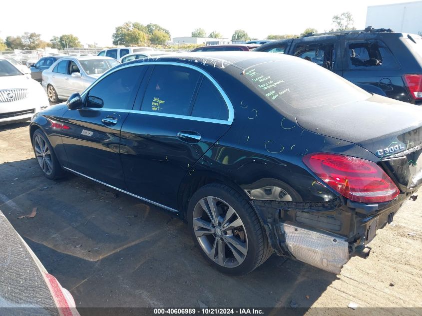 2015 Mercedes-Benz C 300 300 4Matic VIN: 55SWF4KB9FU005351 Lot: 40606989