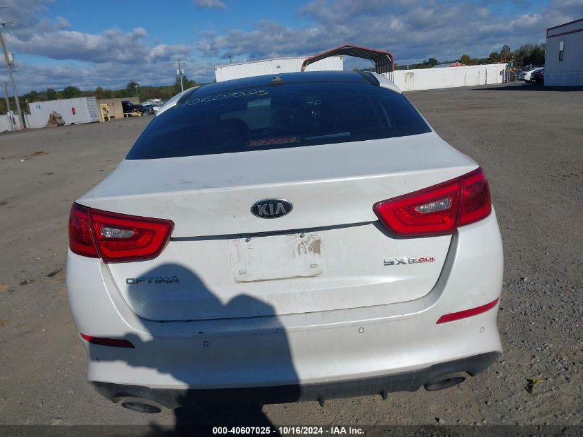 2015 Kia Optima Sx Turbo VIN: 5XXGR4A67FG433515 Lot: 40607025