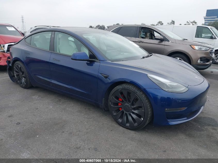 VIN 5YJ3E1EC0PF461279 2023 Tesla Model 3, Performan... no.1