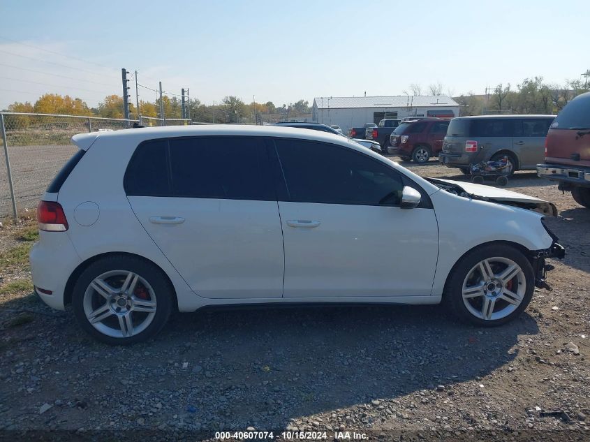 2013 Volkswagen Gti 4-Door/4-Door Autobahn/Drivers Edition/W/Sunroof Navi/Wolfsburg Edition VIN: WVWGV7AJ4DW125019 Lot: 40607074