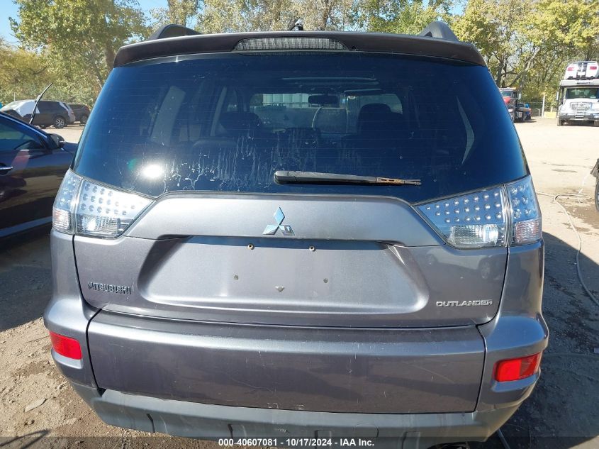 2010 Mitsubishi Outlander Se VIN: JA4JT3AW1AZ008387 Lot: 40607081