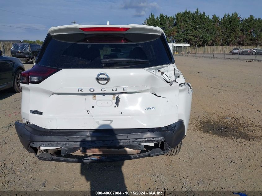 2021 Nissan Rogue S Intelligent Awd VIN: 5N1AT3AB4MC734783 Lot: 40607084