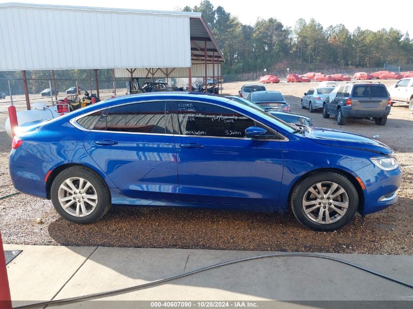 2016 Chrysler 200 Limited VIN: 1C3CCCAB6GN120103 Lot: 40607090