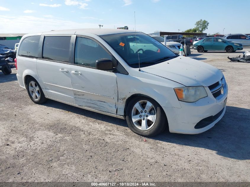 2013 Dodge Grand Caravan Se VIN: 2C4RDGBG4DR733565 Lot: 40607127