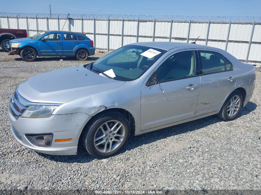 2012 Ford Fusion S VIN: 3FAHP0GA7CR272357 Lot: 40607201