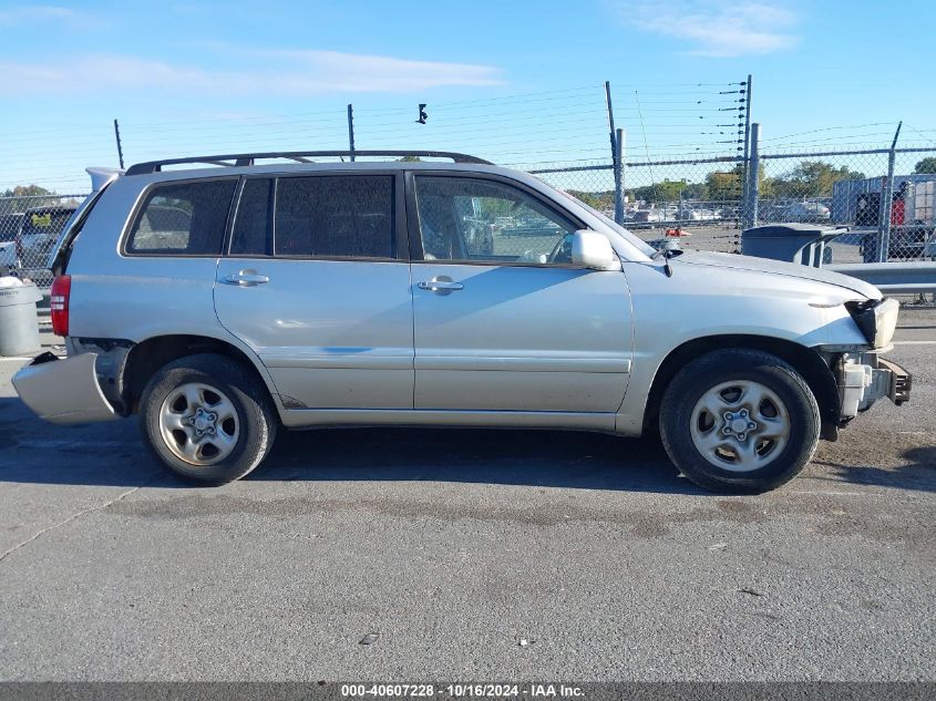 2003 Toyota Highlander VIN: JTEGD21A230050548 Lot: 40607228