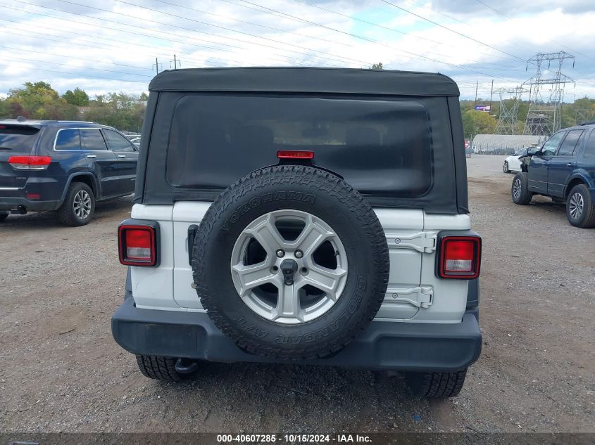 2018 Jeep Wrangler Sport S 4X4 VIN: 1C4GJXAGXJW156223 Lot: 40607285