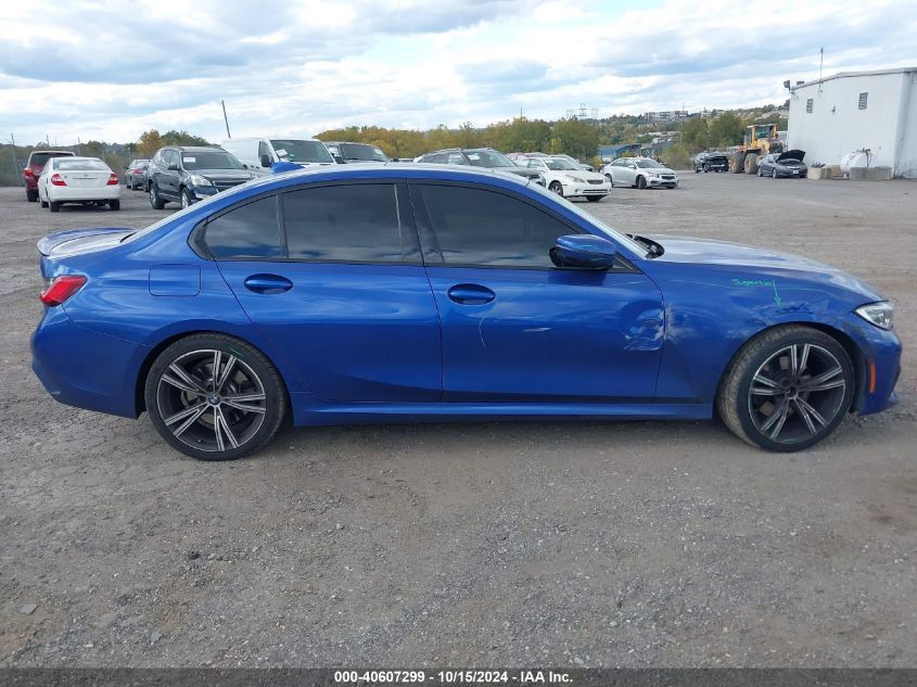 2021 BMW 330I xDrive VIN: 3MW5R7J05M8B53078 Lot: 40607299