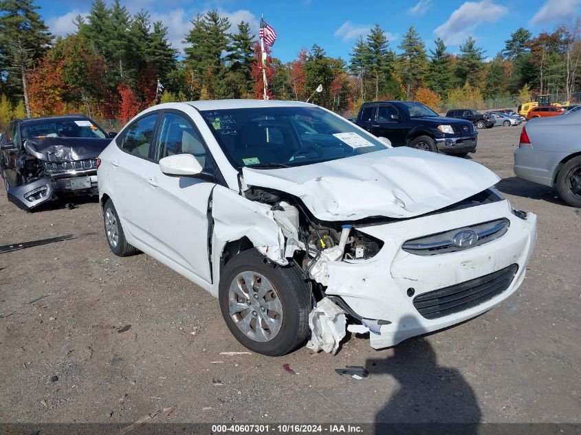 2017 Hyundai Accent Se VIN: KMHCT4AEXHU370135 Lot: 40607301