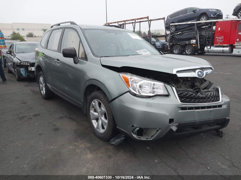 2016 Subaru Forester 2.5I VIN: JF2SJABC8GH433775 Lot: 40607330