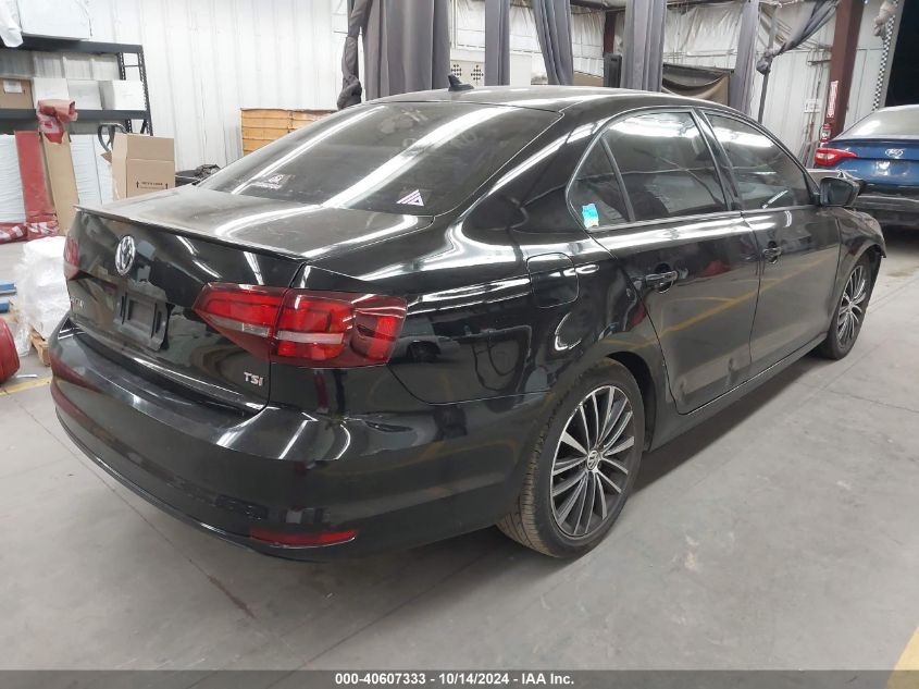 2016 Volkswagen Jetta 1.8T Sport VIN: 3VWD17AJ6GM384689 Lot: 40607333