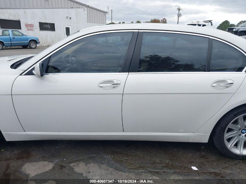 2006 BMW 750Li VIN: WBAHN83516DT63125 Lot: 40607347