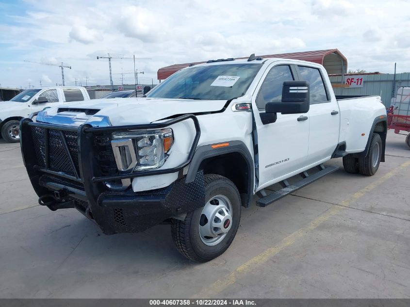 2021 GMC Sierra 3500Hd 4Wd Long Bed VIN: 1GT49SEY1MF218758 Lot: 40607358