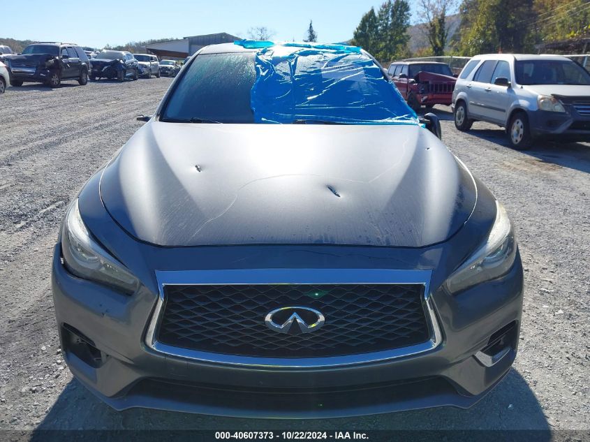 2018 Infiniti Q50 3.0T Luxe VIN: JN1EV7AR0JM437359 Lot: 40607373